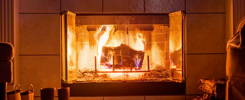 Mendota Hearth Landscape Fireplace Installation in Waterloo, Iowa