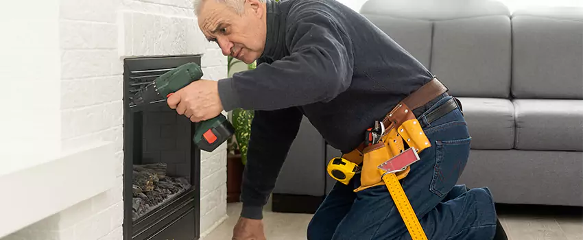 New Indoor Fireplace Installation in Waterloo, Iowa